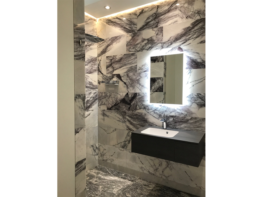 Lilac Marble , Polished, Straight Edge, Tile