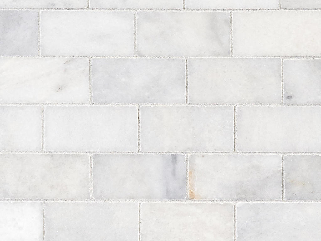 Bianco Carrara Marble, Polished, Straight Edge, Tile